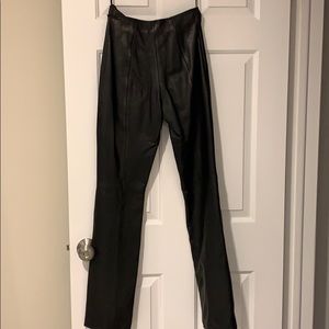 Black Leather Pants
